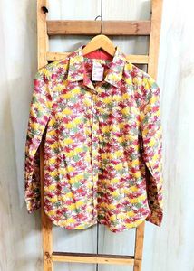 Multicolour Cotton Shirt Size-36