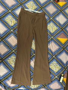 Zara Brown Flare Trousers