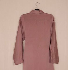 Rose Gold Dress with Tie
