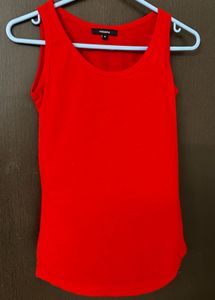 Macame Red Tank Top