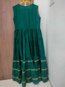 Green Ethnic Gown💚