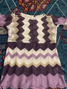 Missoni Style Chevron Knit Dress
