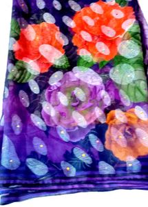 Assorted Indian Print Fabrics Saree