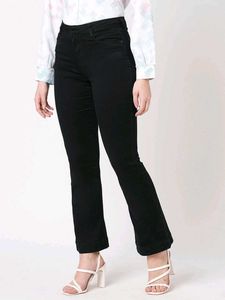 Black Flared Jeans