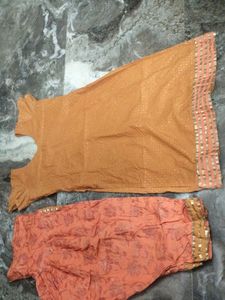 Chandan Colour Kurta Pant Sets.