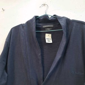 Sweater Navy Blue Cardigan with Pockets