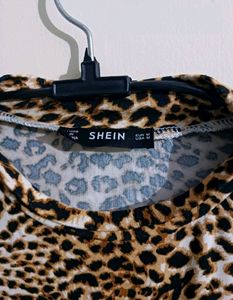 Shein Leopard Print Top