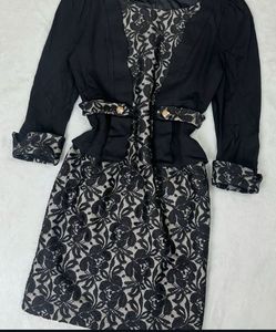 Elegant Black Lace Dress