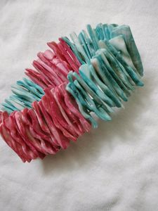 Pink And Sky Blue Bracelet