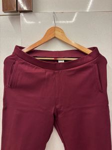 Maroon Casual Pants