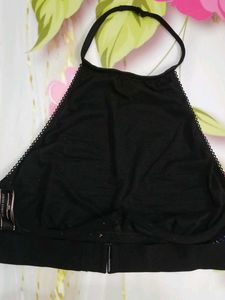 (1113)Sparkly Halter Top