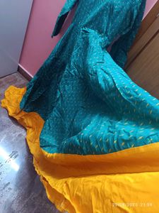 New Unused Xl Full Flared Ethnic Gown