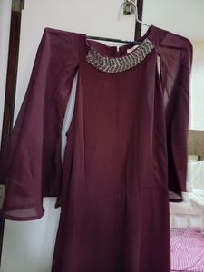 Burgundy Maxi Dress