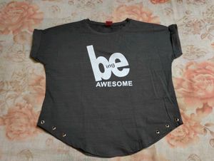 Gray &#34;be AWESOME&#34; Tee 💥