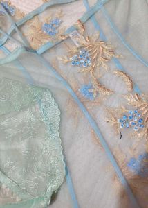 La Perla Blue Slip Dress &amp; Nighty