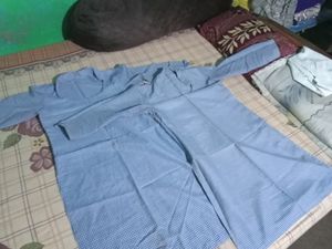 2 Blue &White Check Suit And 1  Salwar 💰🛒⏩SALE