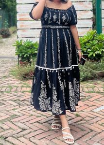Floral Print Midi Dress