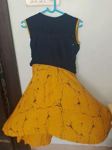 Yellow dress for women