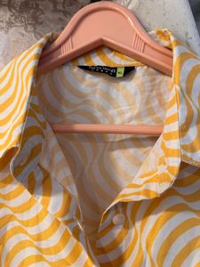 Trendy Retro Wave Crop Top, Bust- 36/34