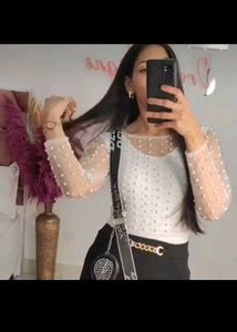 Pearl Embellished Top