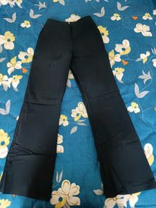 Black Flare Leg Pants