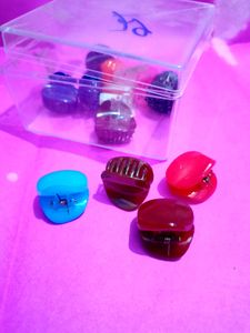 Pach Of12 Mini Hair Claws (Clutcher)