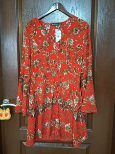 Floral Print Tunic Top
