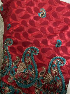 Red Salwar Material