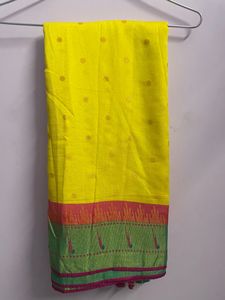 Designer yellow saree (New)