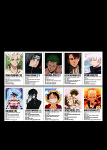 Anime Wall Prints Decor Set