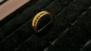 Diamond 💎 And Black Gem Ring 💍