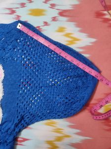 Dark Blue Woollen Top