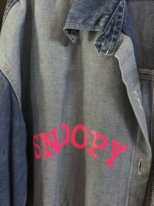 Snoopy Denim Patchwork Jacket