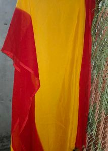 Red &amp; Yellow Saree