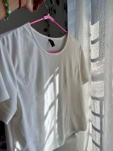White Shear Basic Tee