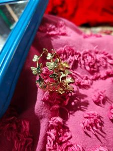 Butterfly Hoop Earrings (Imported)