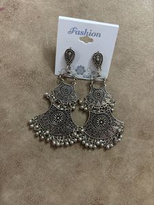 Oxidised Silver Earrings