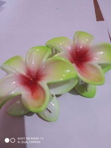 Pastel Flower Hair Claw Clips Set Of 2