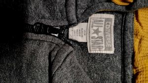 Converse Grey Hoodie Vest