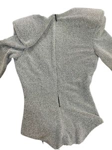 Zara Silver Glitter Bodysuit