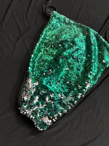 Green Sequin Bag