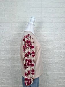 Floral Chiffon Sleeve Top