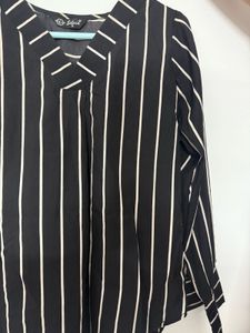 Formal Regular Full sleeves solid women black top