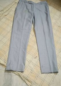 Gray Straight Leg Pants