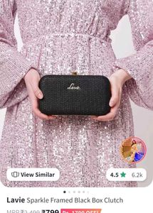 Lavie Black Clutch