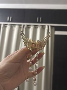 Elegant Golden Butterfly Hair Claw Clip