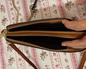 Tan Brown Wristlet