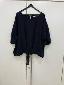 🎀 Chic Alert! M&amp;S Per Una Bow Top 🖤