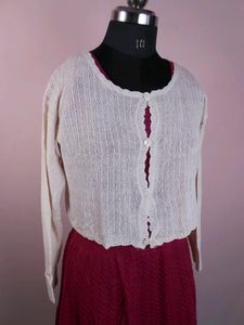 One Piece+Cardigan Top