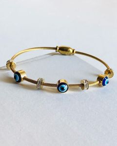 Evil Eye Anti Tarnish Stainless SteelBracelet